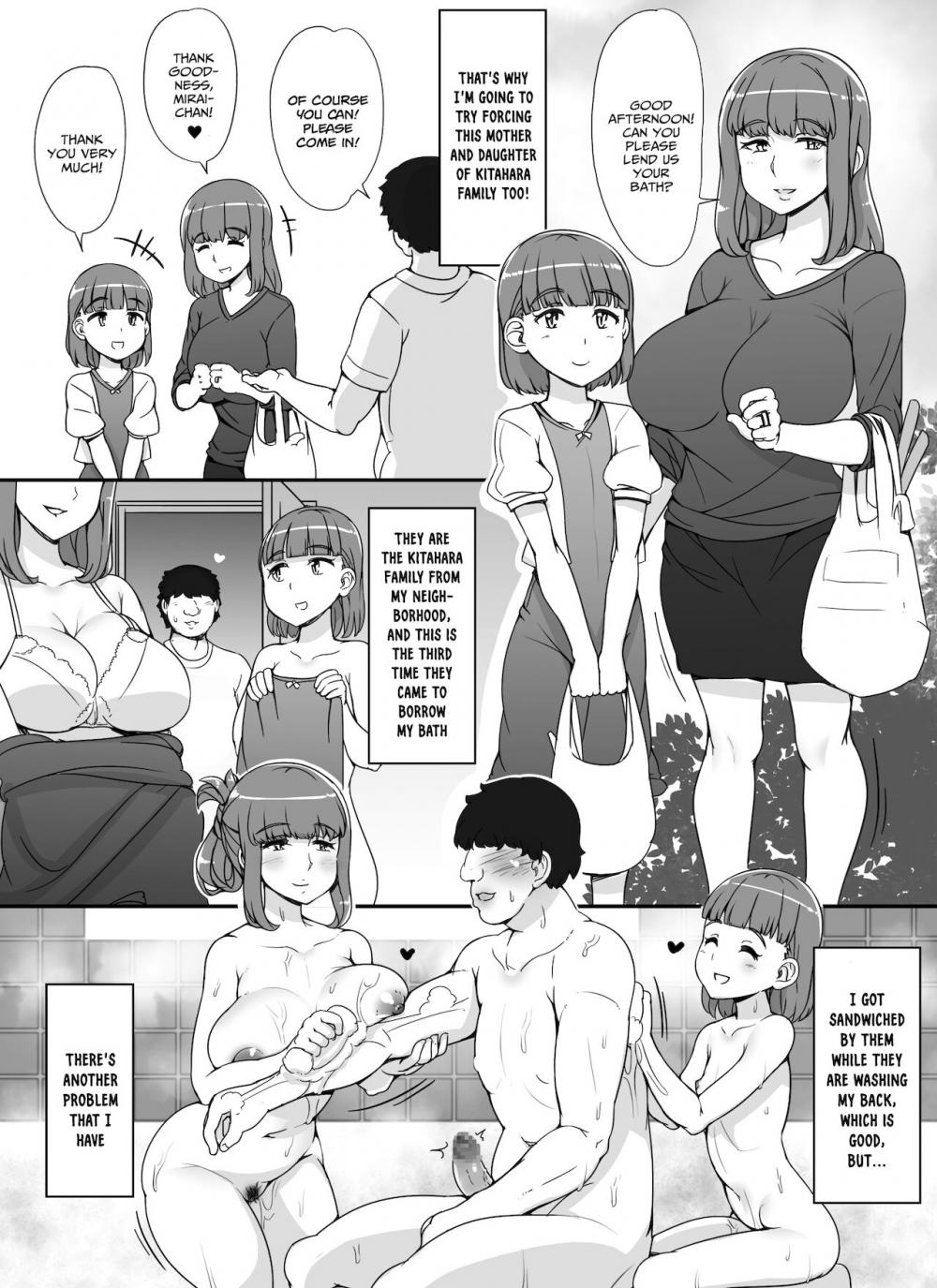 Hentai Manga Comic-Kinjo no Onnatachi ga Nazeka Ore no Ie no Furo ni Hairi ni Kuru Ken-Chapter 3-4